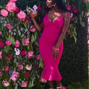 Bodycon Midi Mermaid Dress